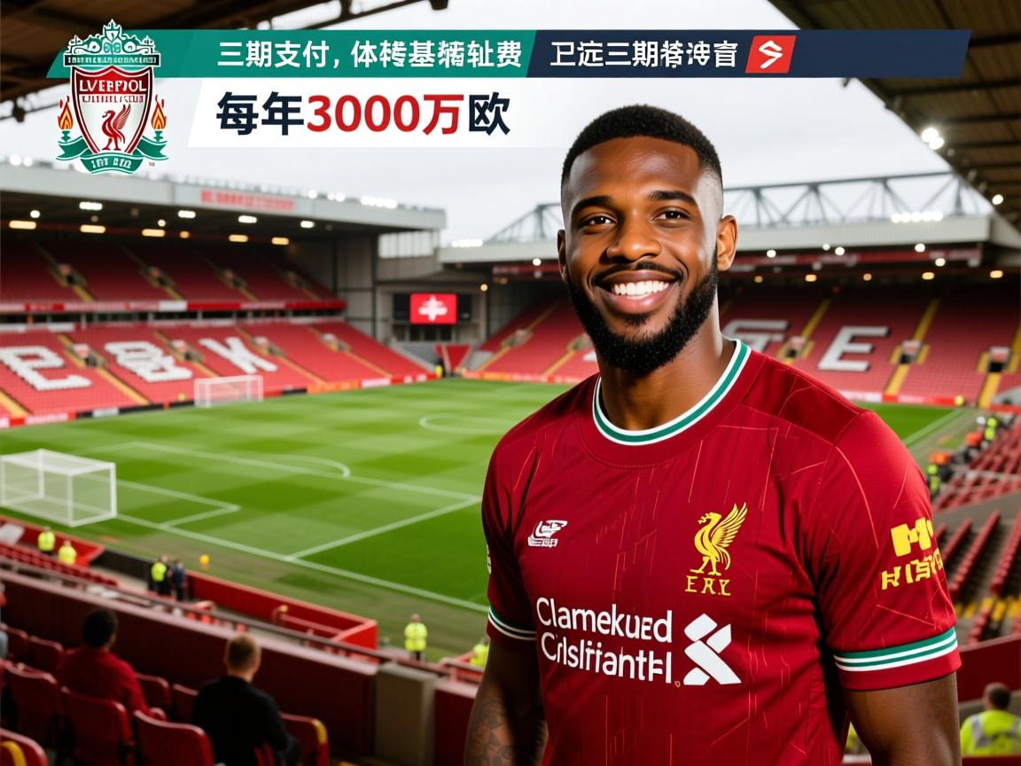 关于利物浦将分三期支付埃基蒂克转会费，每年3000万欧的信息  第1张